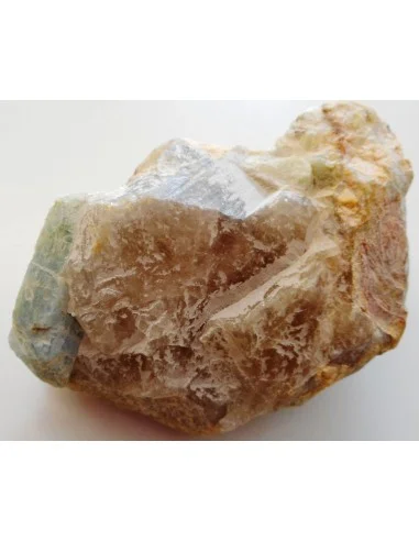 Tourmaline bleue sur gangue