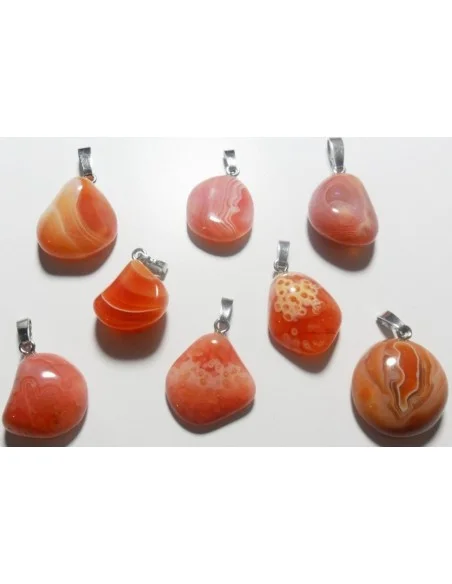 Agate abricot pendentif