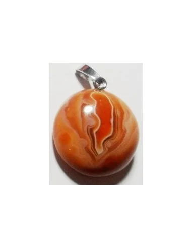 Agate abricot pendentif