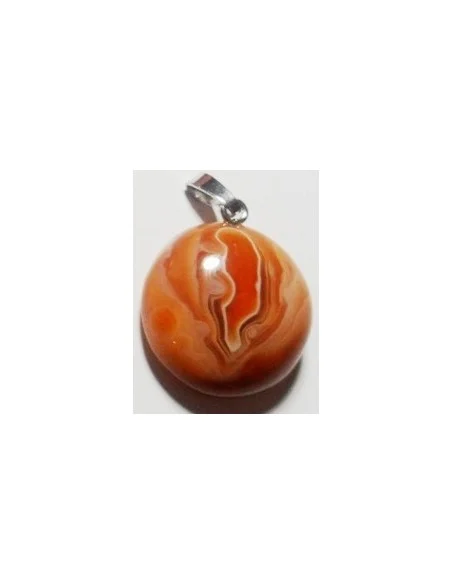 Agate abricot pendentif