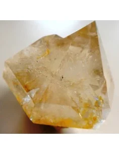 Grand Diamant d'Herkimer citriné