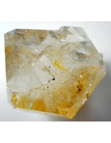 Grand Diamant d'Herkimer citriné