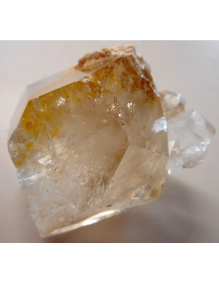 Grand Diamant d'Herkimer citriné