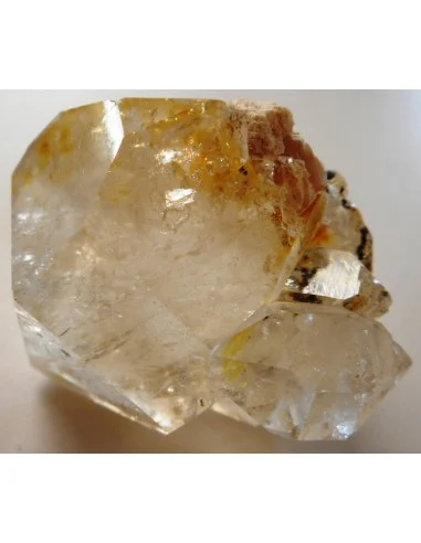 Grand Diamant d'Herkimer citriné