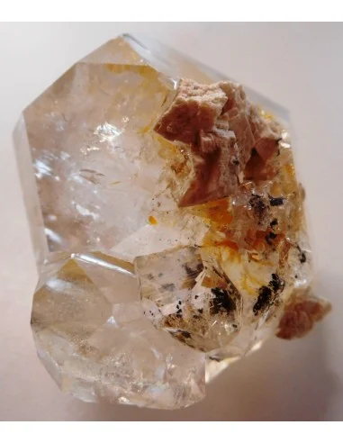 Grand Diamant d'Herkimer citriné