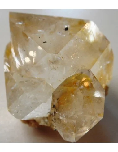 Grand Diamant d'Herkimer citriné
