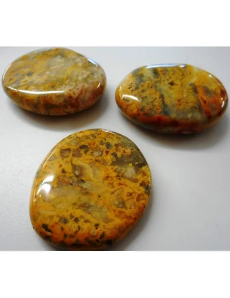 Galet agate crazy lace orange Galet agate crazy lace orange