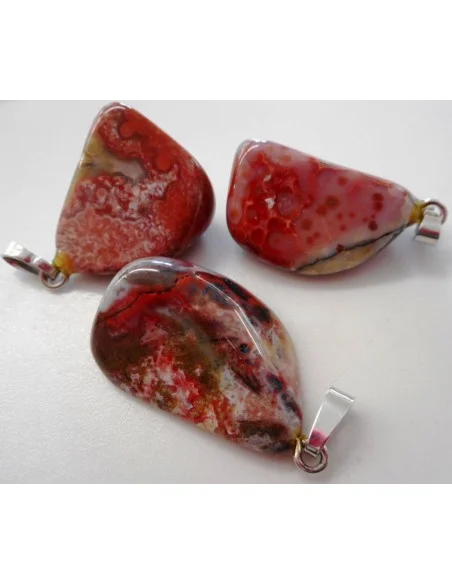 Agate crazy lace pendentif