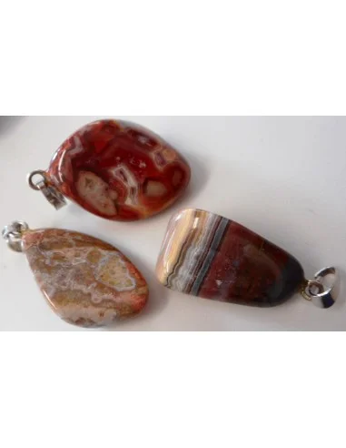 Agate crazy lace pendentif