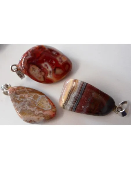 Agate crazy lace pendentif