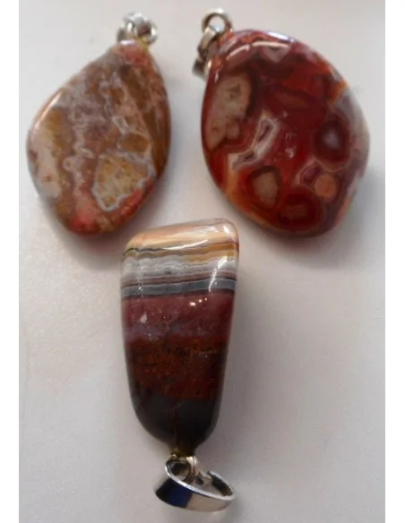 Agate crazy lace pendentif