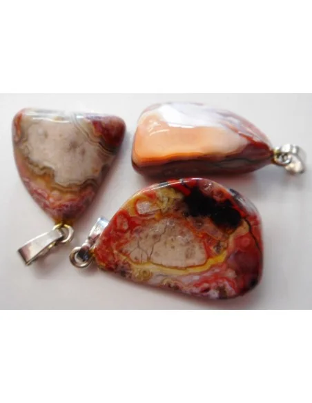 Agate crazy lace pendentif