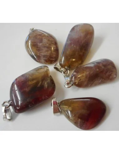 Cacoxénite percé pendentif