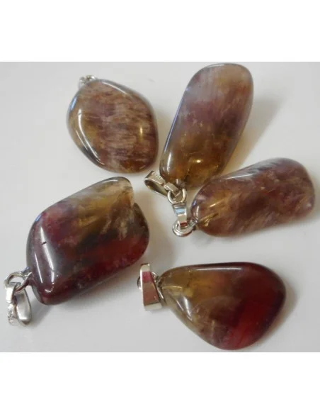 Cacoxénite percé pendentif Cacoxénite percé pendentif