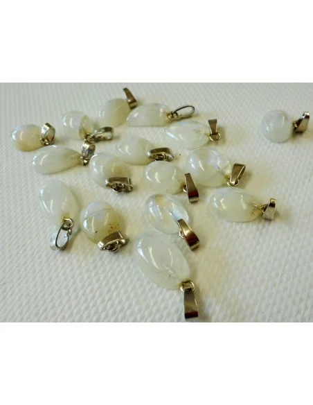 Pierre lune arc-en-ciel pendentif