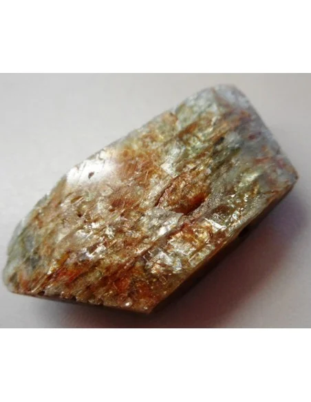 Cyanite verte polis percé