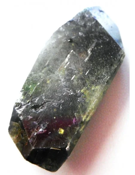 Cyanite verte polis percé