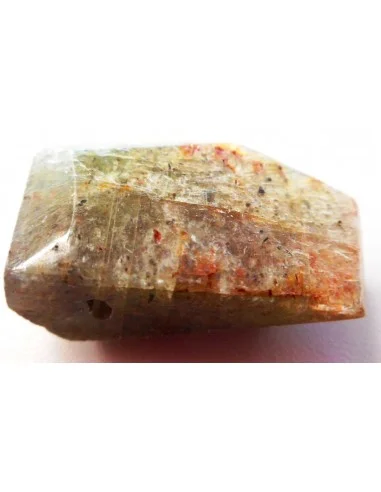 Cyanite verte polis percé