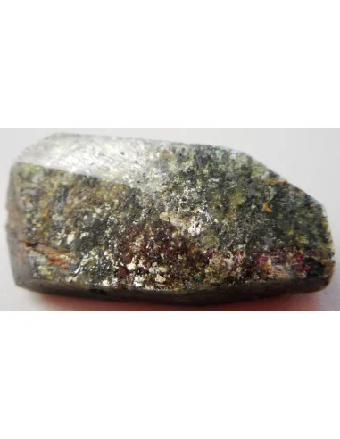 Cyanite verte polis percé