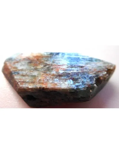 Cyanite verte polis percé