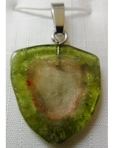 Tourmaline melon d'eau pendentif