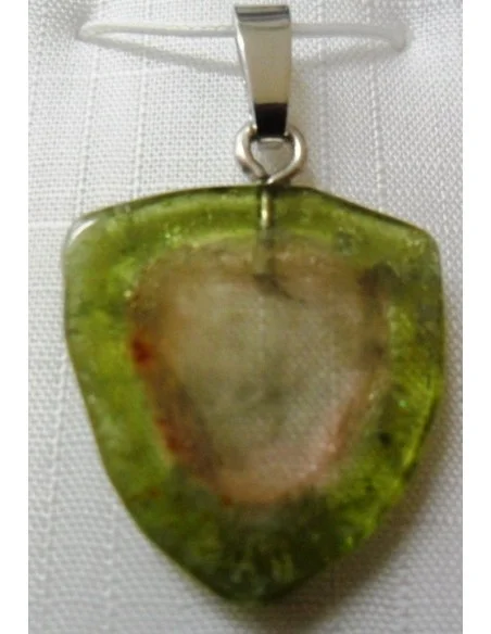 Tourmaline melon d'eau pendentif