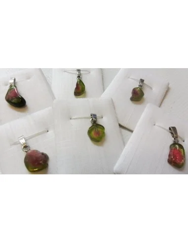 Tourmaline pastèque Pendentif