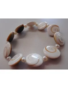 Oeil de sainte Lucie, perle bracelet