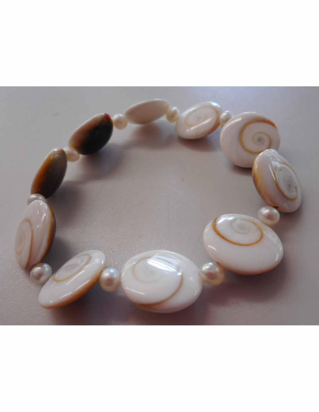 Oeil De Sainte Lucie Perles Bracelet