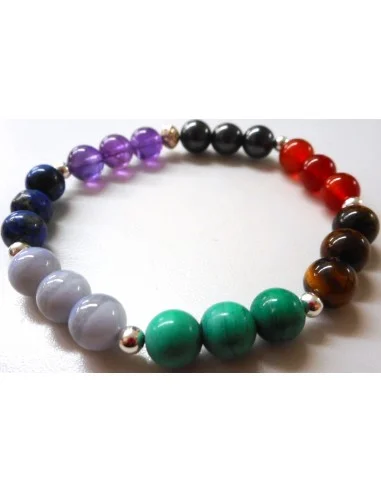 Bracelet sept chakras8mm