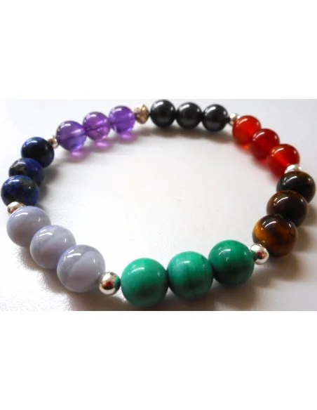 Bracelet sept chakras8mm