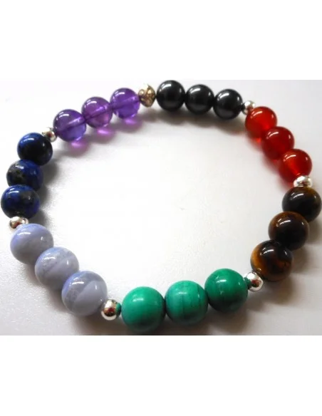 Bracelet sept chakras8mm