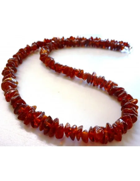 Collier homme ambre 51cm