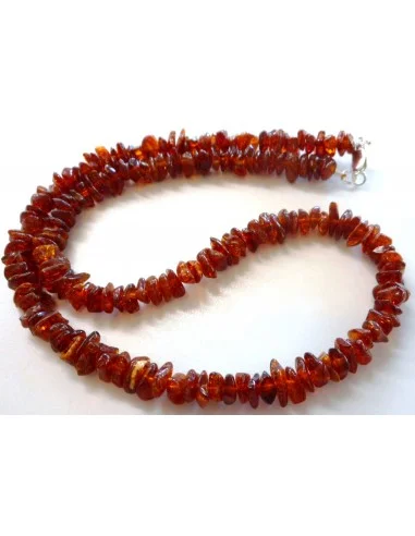 Collier homme ambre 51cm