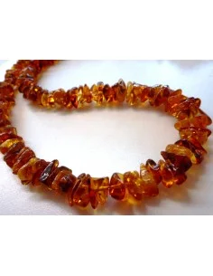 Collier homme ambre 60cm 2