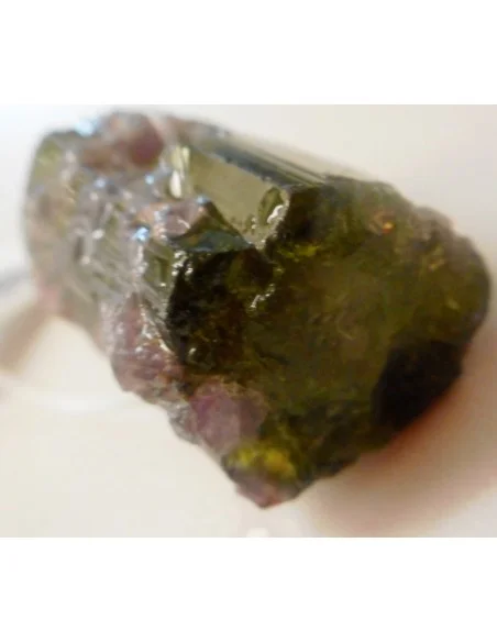 Tourmaline melon d'eau brute pendentif Tourmaline melon d'eau brute pendentif