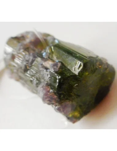 Tourmaline melon d'eau brute pendentif