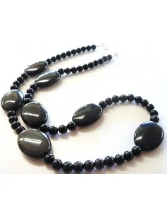 Obsidienne Oeil Celeste collier 2