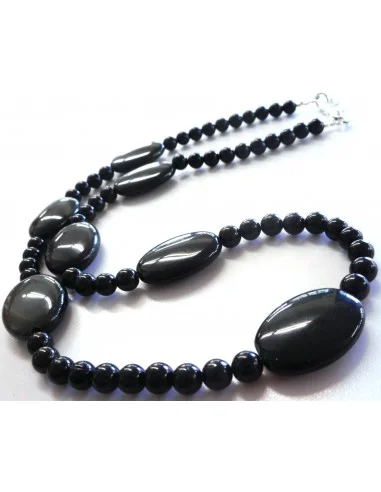 Obsidienne Oeil Celeste collier