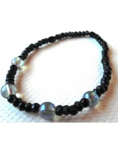 Spinelle, aqua aura, quartz pour l'aura bracelet