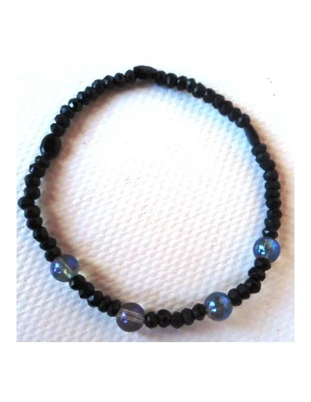 Spinelle, aqua aura, quartz pour l'aura bracelet Spinelle, aqua aura, quartz pour l'aura bracelet