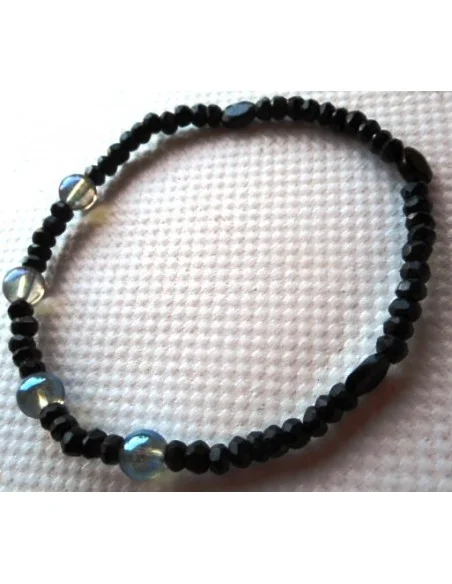 Spinelle, aqua aura, quartz pour l'aura bracelet Spinelle, aqua aura, quartz pour l'aura bracelet