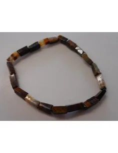 Oeil de tigre bracelet homme 22cm 2