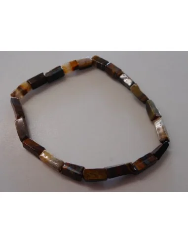 Oeil de tigre bracelet homme 22cm