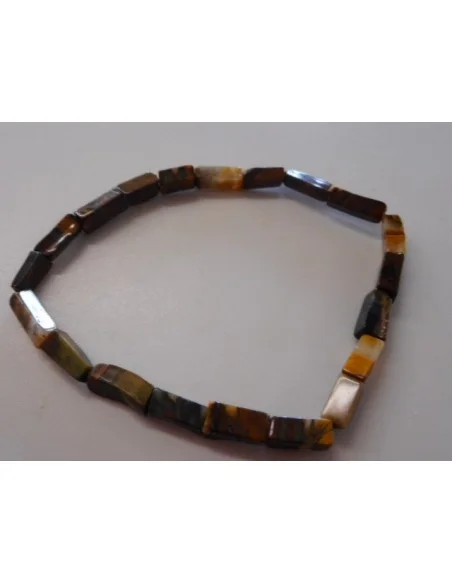 Oeil de tigre bracelet homme 22cm Oeil de tigre bracelet homme 22cm