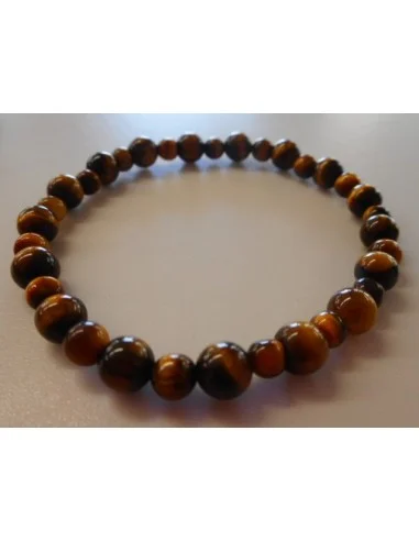 Oeil de tigre bracelet 4 et 6mm