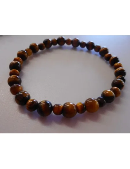 Oeil de tigre bracelet 4 et 6mm Oeil de tigre bracelet 4 et 6mm