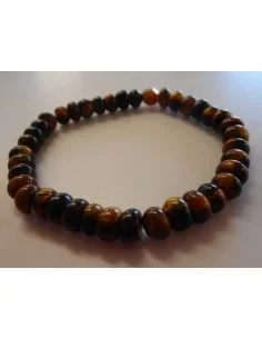Bracelet Oeil tigre boutons 2
