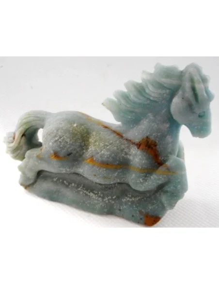 Cheval en amazonite Cheval en amazonite