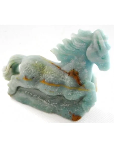 Cheval en amazonite Cheval en amazonite